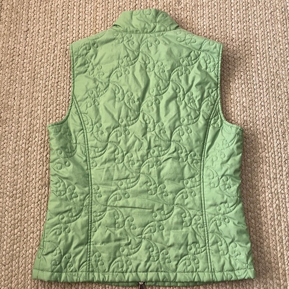 Ariat Light Green Quilted Vest - Picture 5 of 6